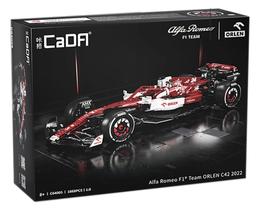 Carro de formula 1com 1868 peças para montar modelo c42 2022 c64005