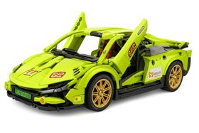 Carro de Lego 451 Peças Speed Building Blocks Verde