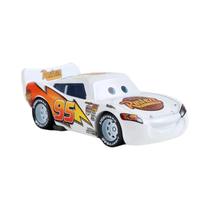 Carro De Metal Diecast Branco Lightning McQueen 1:55, Brinquedo Disney Pixar Cars, Modelo Jackson