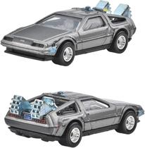 Carro de metal fundido Hot Wheels de volta ao futuro JBL65