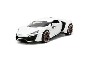 Carro de Metal Fundido Jada Lykan Hypersport 1:24 Branco