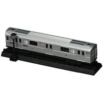 Carro de metrô fundido sob pressão Daron MTA Silver Medium oficialmente licenciado Carro de metrô fundido sob pressão Daron MTA Silver Medium oficialmente licenciado