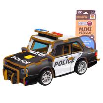 Carro De Montar Dye Faça Você Mesmo Madeira Polícia Dm Toys Carro De Montar Dye Faça Você Mesmo Madeira Polícia Dm Toys