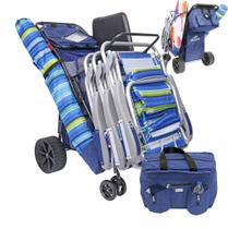 Carro de Playa Ultimate BeachMall con Ruedas Grandes y Capacidad de 45 kg