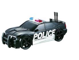 Carro De Polícia 1:20 com Luz e Som Fricção Shiny Toys
