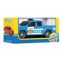 Carro de Polícia Azul Força e Ação Poliplac