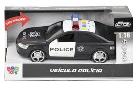 Carro De Policia Com Som E Luzes - BBR Toys R3038