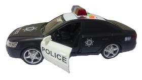 Carro De Polícia Com Som E Luzes Realista Bbr Toys
