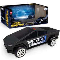 Carro De Policia Cyber Quantum Policial Rodas Livres - Xplast Brinquedos