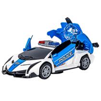 Carro de polícia simulado de carro de brinquedo com música e luzes para crianças Carro de polícia simulado de carro de brinquedo com música e luzes para crianças