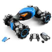 Carro de Rally brinquedo Carro Teledirigido para Crianças e Adultos, Carro de Rally com 4 Rodas e Controle Remoto azul - opsshopping