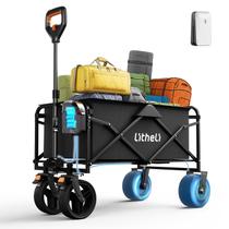 Carro de transporte elétrico dobrável LiTHELi 100 L portátil