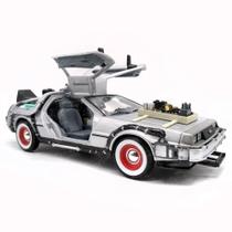 Carro DeLorean Back to the Future Parte 3 De Volta para o Futuro 1:24 Welly 22444 - California toys