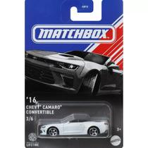 Carro Diecast Mattel '16 Chevrolet Camaro Conversível Branco 1:64