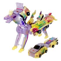 Carro Dinossauro Magnético 2 em 1 Cristalino Fogsea Carro Dinossauro Magnético 2 em 1 Cristalino Fogsea