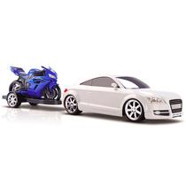 Carro e Motocicleta MXT 2.0 Estilo e Velocidade Branco e Azul - 1292 - Roma Carro e Motocicleta MXT 2.0 Estilo e Velocidade Branco e Azul - 1292 - Roma