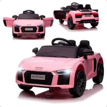 Carro Eletrico Audi R8 Spyder Rosa Com Controle Remoto 12v Carro Eletrico Audi R8 Spyder Rosa Com Controle Remoto 12v