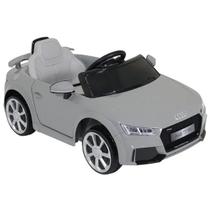 Carro Elétrico Audi TT RS 12V Infantil Cinza 921708 Bel Carro Elétrico Audi TT RS 12V Infantil Cinza 921708 Bel