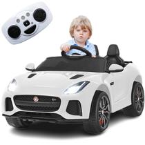 Carro Eletrico Bandeirante Jaguar F-Type SVR Branco 12V CR