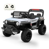 Carro Eletrico Bang Toys Jipe Adventure Branco 12V Controle