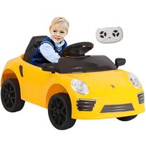 Carro Eletrico Bang Toys Porsche Carrera S 911 12V CR Amarelo Carro Eletrico Bang Toys Porsche Carrera S 911 12V CR Amarelo