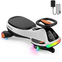 Carro Elétrico de Balanço Umatoll com Bluetooth e Luzes LED 12V