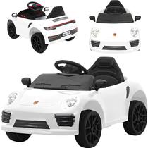 Carro Elétrico De Passeio Mini Esportivo Infantil Branco 12v - Bang Toys