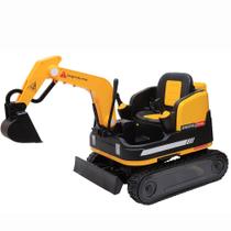 Carro Elétrico Escavadeira Infantil 12V com Controle Remoto - Mimo Style Carro Elétrico Escavadeira Infantil 12V com Controle Remoto - Mimo Style