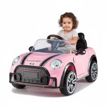 Carro eletrico esportivo com controle 12v rosa shiny toys Carro eletrico esportivo com controle 12v rosa shiny toys