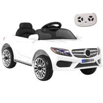 Carro Eletrico Importway Mercedes Branco 6V Controle Remoto