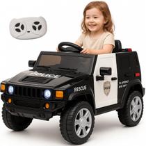 Carro Elétrico Importway Policial 12V com Controle Remoto