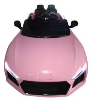 Carro Elétrico Infantil 12v Audi R8 V10 Com Controle Remoto Cor Rosa Toys Import Mc24101