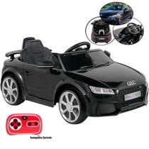 Carro Elétrico Infantil 12V Audi TT RS Preto com Controle 921707 BEL