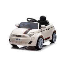 Carro Elétrico Infantil 12v Fiat 500 com Controle Remoto Sons e Luzes