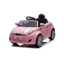 Carro Elétrico Infantil 12v Fiat 500 com Controle Remoto Sons e Luzes Carro Elétrico Infantil 12v Fiat 500 com Controle Remoto Sons e Luzes