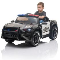 Carro Elétrico Infantil 12V Policia Carrinho Motorizado Luzes e Som Passeio Automático Pedal Controle Remoto Bivolt Viatura Drift Farol Mini Veículo Carro Elétrico Infantil 12V Policia Carrinho Motorizado Luzes e Som Passeio Automático Pedal Controle Remoto Bivolt Viatura Drift Farol Mini Veículo
