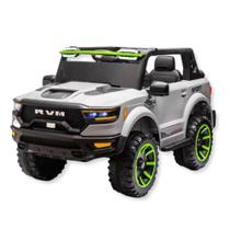 Carro eletrico infantil 2 lugares suv rvm 12v cinza - zippy toys