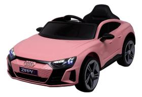 Carro eletrico infantil audi e-tron 12v rosa - zippy toys