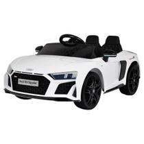 Carro Elétrico Infantil Audi R8 12V Branco BW123BR IMPORTWAY
