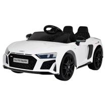 Carro Elétrico Infantil Audi R8 12V Branco BW123BR IMPORTWAY
