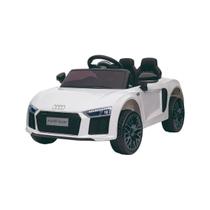 Carro Elétrico Infantil Audi R8 12v Controle Remoto Branco