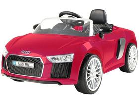 Carro Elétrico Infantil Audi R8 Controle Remoto - 2 Marchas Emite Sons 6V Xalingo