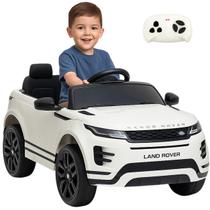 Carro Elétrico Infantil Bang Toys Range Rover Evoque Branco 12V