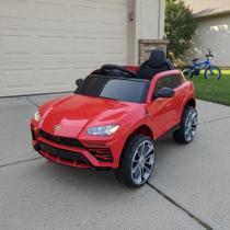 Carro Eletrico Infantil Bateria 12v Com Controle Luz e Musica Vermelho Carro Eletrico Infantil Bateria 12v Com Controle Luz e Musica Vermelho
