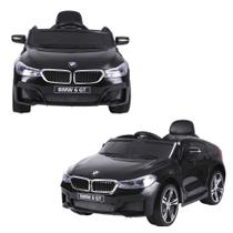 Carro Elétrico Infantil Bmw 6 Gt 12V Com Controle Cor Preto