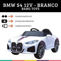 Carro Elétrico Infantil Bmw S4 12v Branco