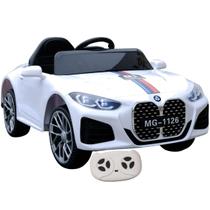 Carro Eletrico Infantil BMW S4 Branco com Controle Remoto 12V