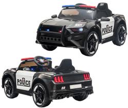 Carro Elétrico Infantil BMW Viatura De Policia Luz E Som 12V