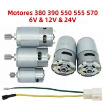 Carro Elétrico Infantil Com Motor DC De Alta Potência 550 RS390 RS380 12V 6V DL555 24V 10 Dentes Carro Elétrico Infantil Com Motor DC De Alta Potência 550 RS390 RS380 12V 6V DL555 24V 10 Dentes