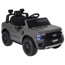 Carro Elétrico Infantil Ford Ranger 12V Cinza Bel